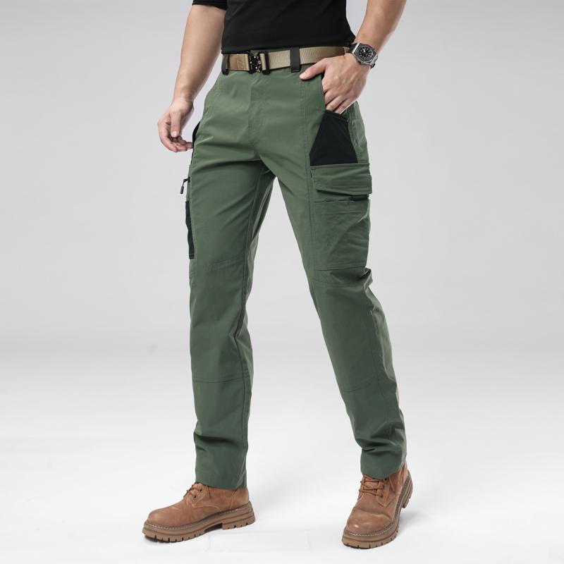 Men's Spring and Autumn Baggy Cargo Pants Male Outdoor Hiking Work Pants Man Trousers Cargo Straight Casual Pants American Joggers