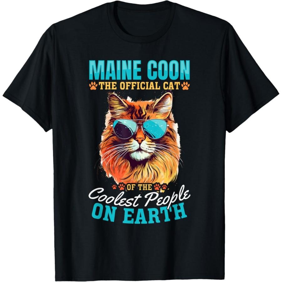Maine Coon Cat Breed Pet - Maine Coon Official Cat T-Shirt for Men Women Kids XXXXXL чёрный