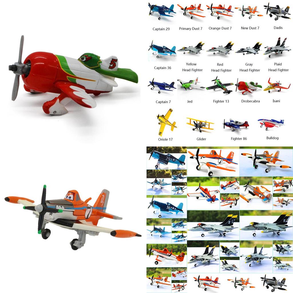 Delightful 19 Styles Planes Diecast Metal Model Dusty Airplane For Kids Gift Toy