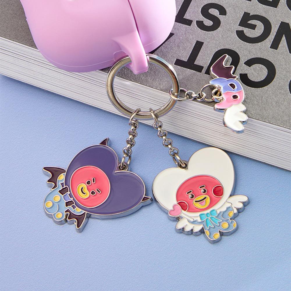 BT21 TATA Angel & Villain Metal Keyring
