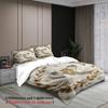 Elegant Swan Embroidered Bedding Set White Gold Swans And Leaves Pattern Royal Bedding With Duvet Cover Pillowcases For Bedroom