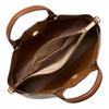 Michael Kors Medium Shoulder Tote Bag With Gold Hardware In Vanilla White And Acorn Brown Women handbags 35S5G2ZS3B-VANILLA