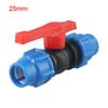 PE Pipe Ball Valve Fitting with External Thread Interchangeable Handle High Pressure Resistance 20mm/25mm/32mm