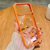 Pink Heart-Shaped Love Pattern Magnetic Transparent Phone Case For iPhone 17 Air 16 15 14 13 12 Pro Max 11 16E 17E 16 Plus Cover