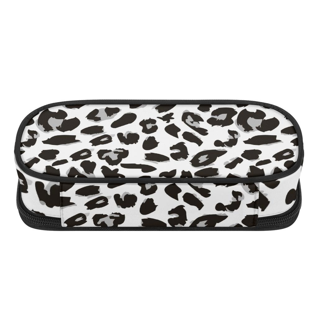 Pen Case 300D Polyester Spacious Storage Zip Around Closure with Main Compartment Mesh Pocket and Pen Slots for Student Stationery