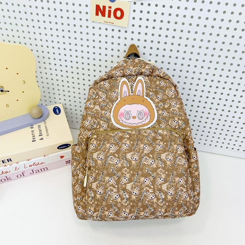 Kindergarten Student Schoolbag Cute Cartoon Foreign Style Printing Boys And Girls Backpack Large Capacity Children'S Backpack