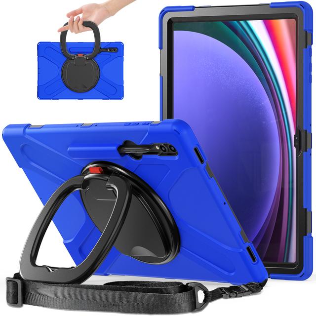 Stand Case Universal For Samsung Galaxy Tab S10 S9 S8 Ultra 14.6" SM-X920 X926 X910 X916 X900 X906 Rotating Handle Grip Cover