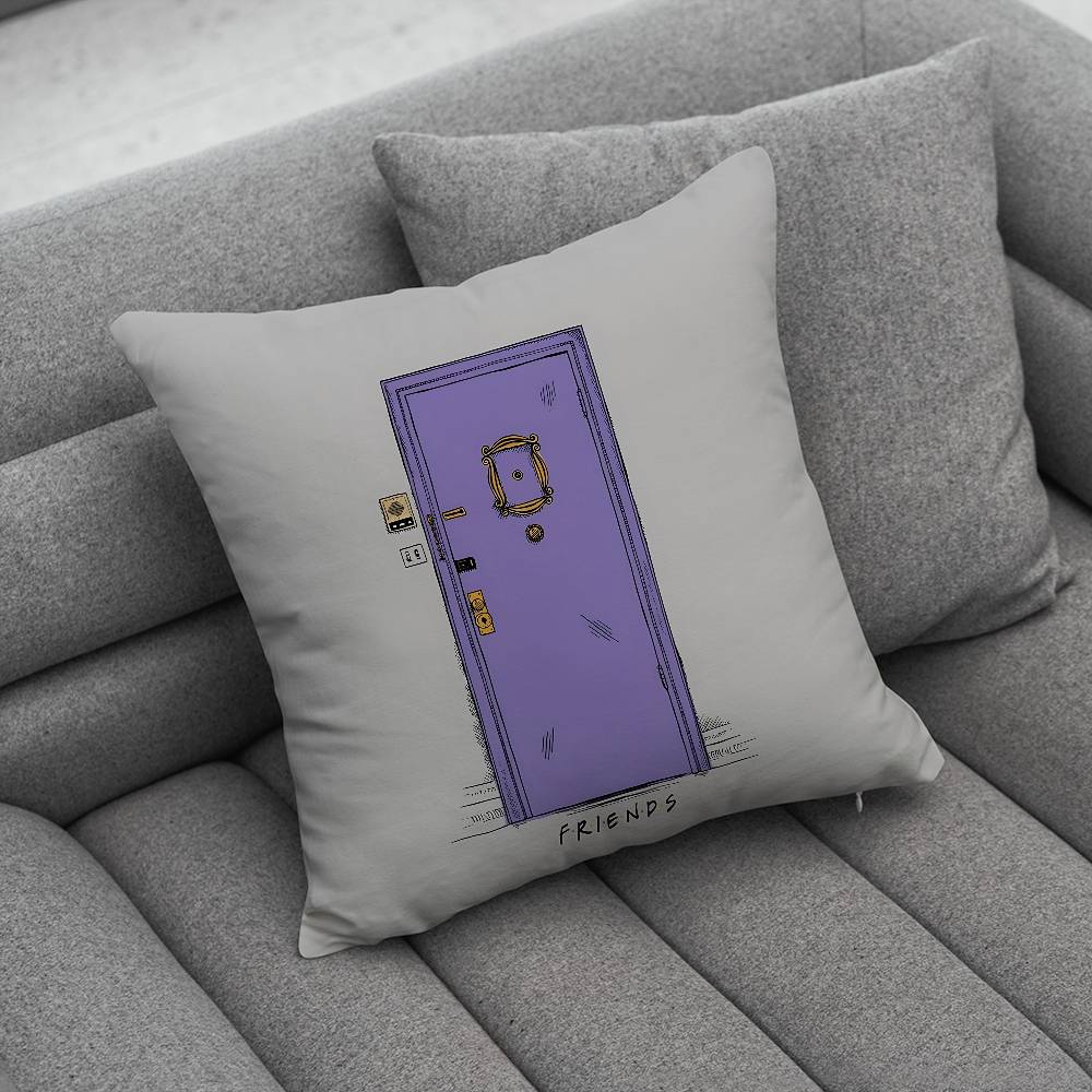 Classic Friends TV Show Pillow Case For Home Bedroom Car Office Decoration Living Room Sofa Cushion Cover Suitable