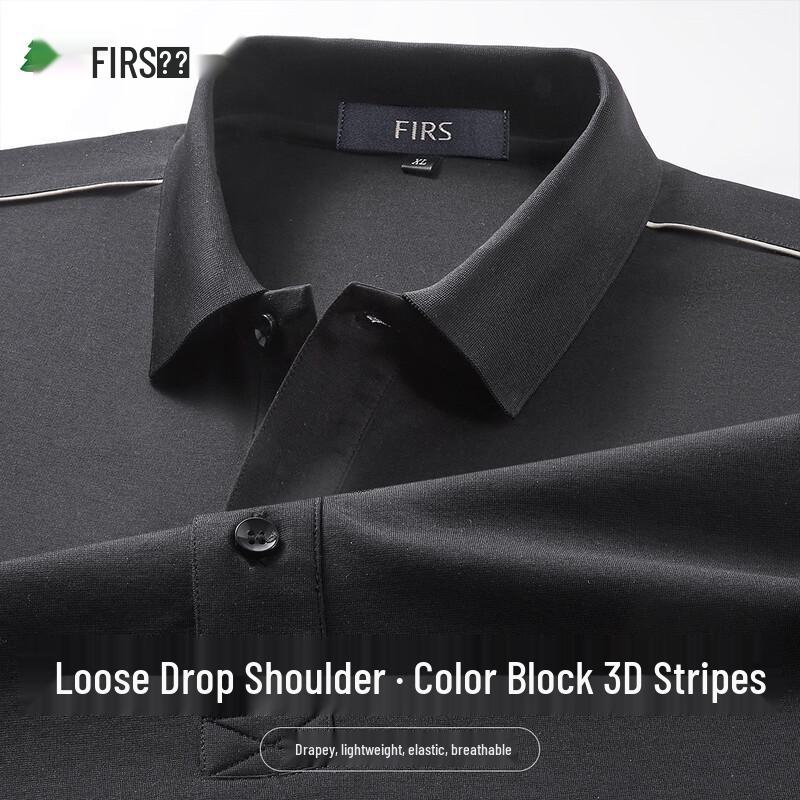 FIRS Men s Cotton Blend Striped Polo Shirt 2XL