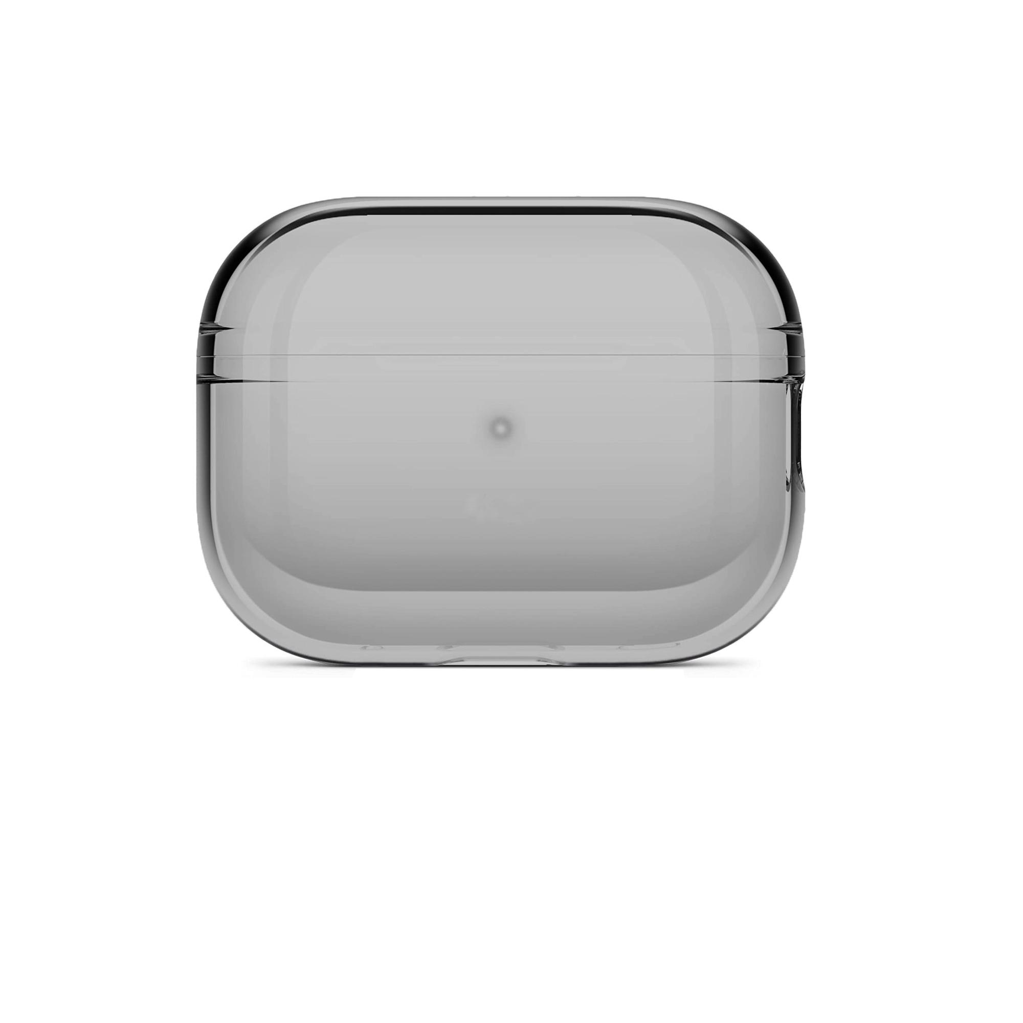 

Прозрачный силиконовый чехол для Airpods Pro 2 2024 Прозрачный мягкий чехол из ТПУ с веревкой Аксессуары для наушников для Apple Airpod Pro 2 чёрный