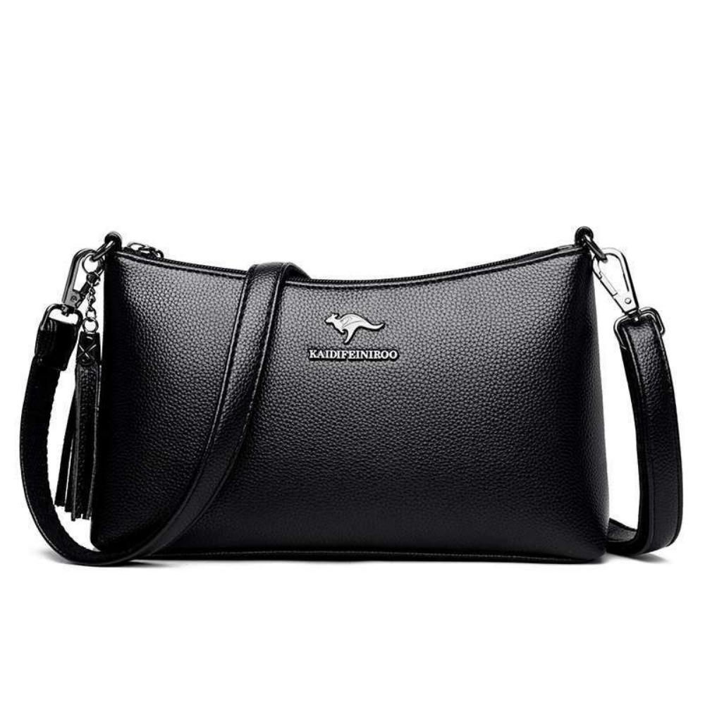 

Кошельки, сумки на плечо для женщин, модные сумки через плечо из искусственной кожи, дизайнерские простые стильные женские сумки-мессенджеры для отдыха чёрный