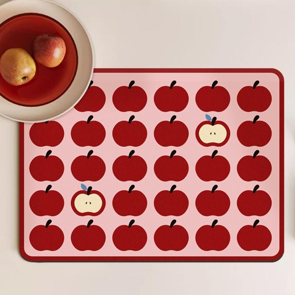 Новая впитывающая коврик для сушки посуды термостойкий быстросохнущий из диатомита с мультяшным рисунком моющийся подставка под тарелку для кухни столовой L 2130₽