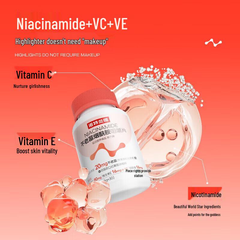 Nutrland Aronia Nicotinamide Chewable Tablets