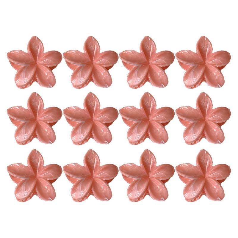 Farbverlauf Frangipani Haarspange Damen Vielseitig Süß Resort Fee Haifisch-Clip Vintage Haaraccessoires