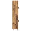 Highboard 2 pcs Reclaimed Wood Wood Based Material