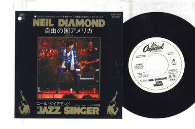 7inch Record NEIL DIAMOND - Jazz Singer ECS17149PROMO CAPITOL 1980 Japan Jazz Used