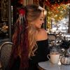 3D Skeleton Skeleton Hand Mesh Veil Long Tulle Skull Hairwear Gothic Headband  Stage Performance