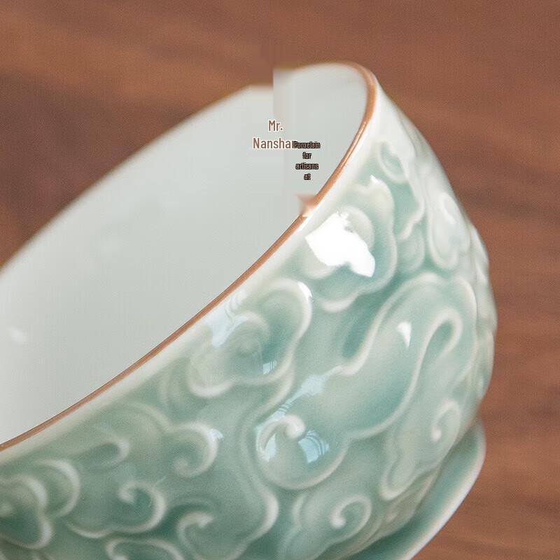 Nanshan Auspicious Cloud Ceramic Master Tea Cup