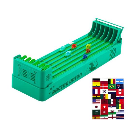 

Настольная игра «Скачки» для нескольких игроков, интегративная игра «Мировой футбольный матч», 6 красочных игрушек для скачек, реквизит для вечеринки, подарок на день рождения B