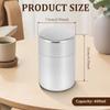Stainless Steel Tea Canister Double Seal Coffee Bean Storage Container with Lid Portable Sugar Can for Loose Tea Seasoning