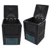 Compost Bin Composter 300L Capacity Hinged Upper Cover with Vent for Kitchen Garden