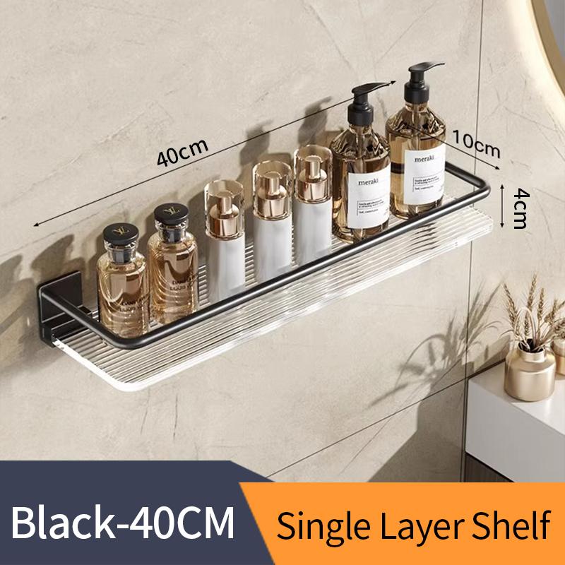 

Белая полка для ванной комнаты без сверления, органайзер для косметики, полка для умственного угла, полка для хранения шампуня, настенная вешалка для душа, ванная комната 811781