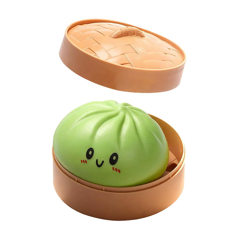 Dumpling Sensory Toy Squishies Pressure Ball High Rebound Soft Pinch Decompression Baozi Modeling Stress Relief Birthday Gifts