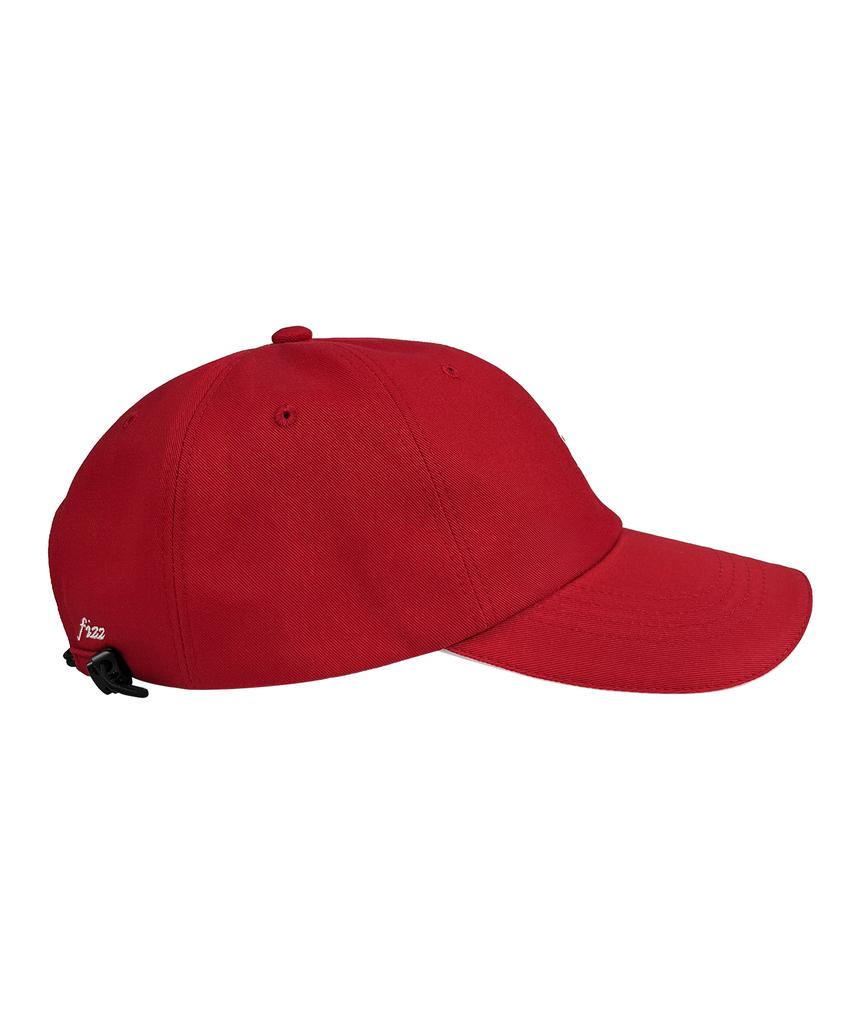 Nyuteib Soda String Oversized Ball Cap - Red