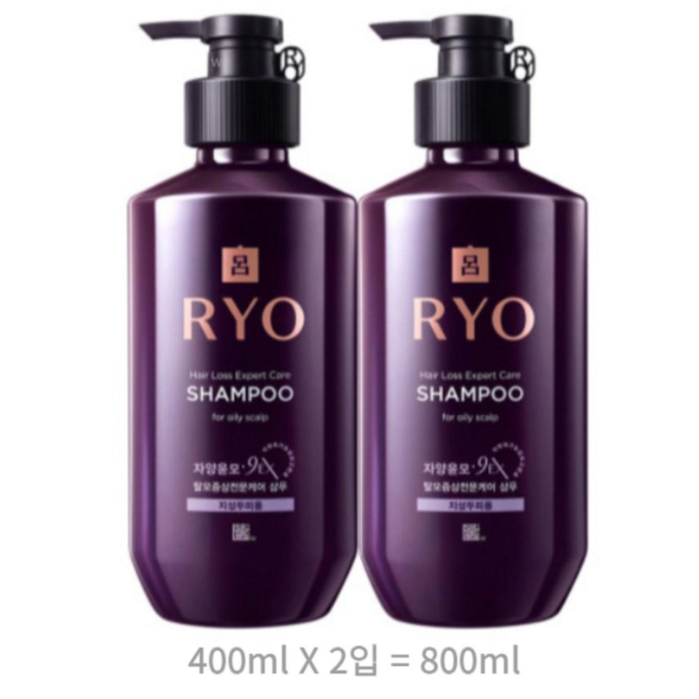 Ryo Jayangyunmo anti-hair loss shampoo for oily scalp, 800ml, 8 pcs.