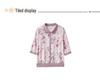 2026 Spring New Mother's Seven-Sleeve Ice Silk T-Shirt for Middle-Aged & Elderly Women - Spring/Summer Fashion Lapel Top