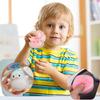 Taba Squishy Spielzeug Set, 7 Stück Fufu Quetschspielzeug Squishes Set, Fufu Regenbogen Squishy Katzenpfote, Süßer Pinguin, Mochi Squishy Kekse Quetschspielzeug Set für