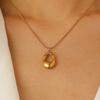 Dutý náhrdelník s kapkou vody dámský francouzský jednoduchý denní dojíždění všestranný vysoce smyslový řetízek na klíční kost lehký luxusní design svetr řetízek