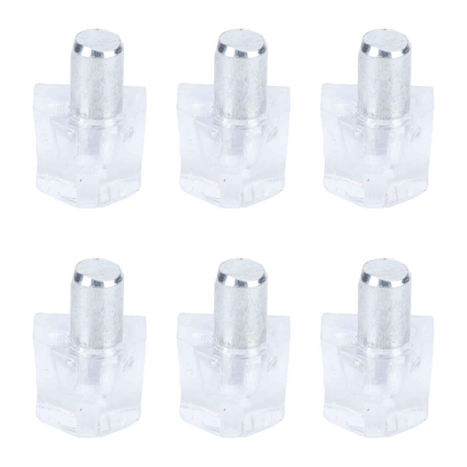 

50PCS Clear Shelf Support Pegs Shelf Holder Pins Bracket Cabinet Clips Holder Furniture Hardware