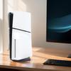 Vertikal stativ Base Stand Erstatning Display Stand Base for PS5 Slim Console Disc og Digital for Playstation 5 Slim Console