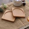 Japanese Tea Ceremony Wooden Coasters - Beech & Walnut Insulation Mats