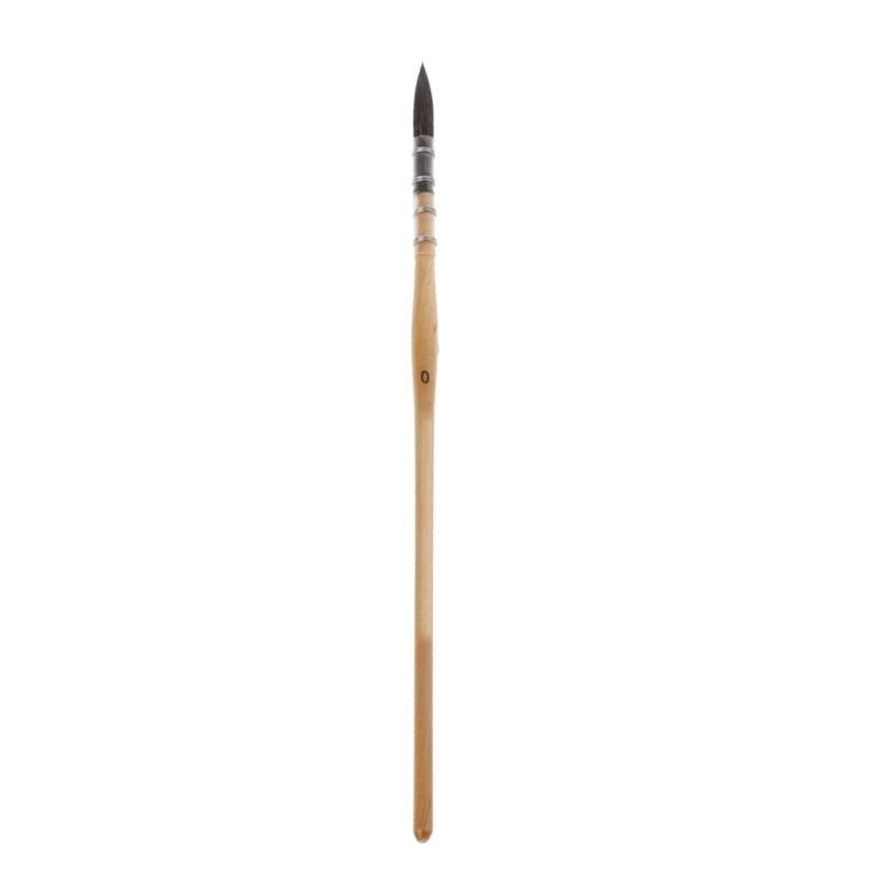 W89C Handmade Watercolor Paint Brush Squirrel Hair for Multi Purpose Painting Artist Professional Brush Calligraphy Writing