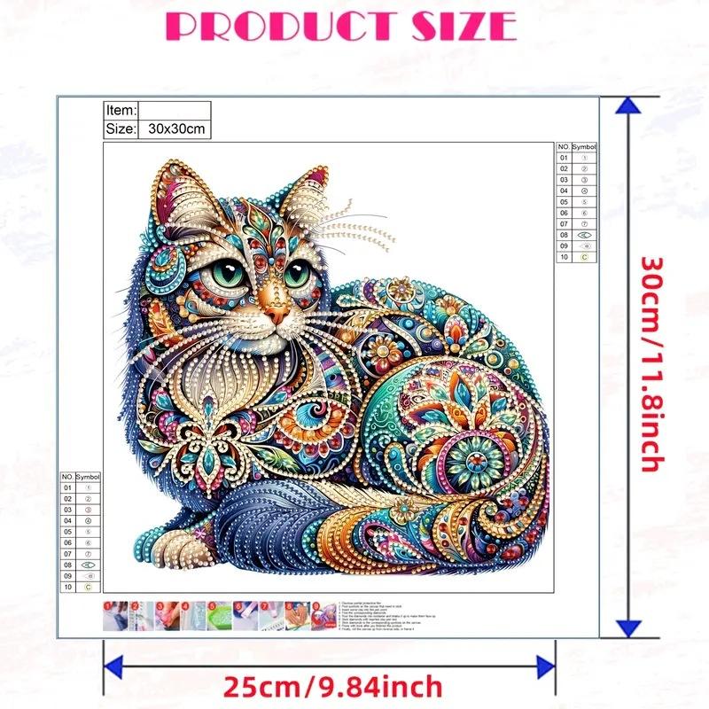 5D DIY Diamond Painting Animal Kit Butterfly Rabbit Cat DIY Partial Special Shaped Drill Handmade Diamond Mosaic Art G