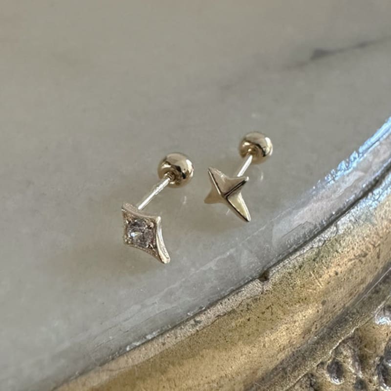 youngglow 14k flash light cubic piercing