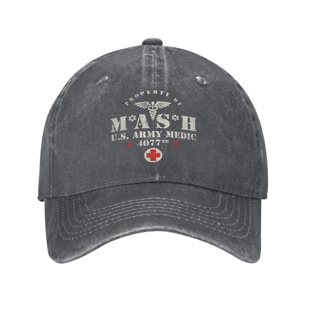 MASH 4077 Lässige Baseballkappe Wandern Angeln Trucker-Kappe Sommer Atmungsaktiv Damen Herren y2k Coole Snapback-Kappe