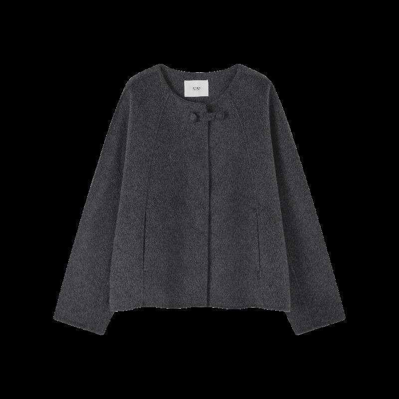 Mohan Yimei Stylish Wool Blend Double-Faced Coat