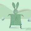 Cartoon Baby Cotton Gauze Blanket Rabbit Ears Newborn Sleeping Blanket  Children Comfort