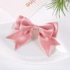 Children's Hairpin Bow Hair Accessories 8X5.5cm Girl Broken Hair Clip Bow Tie Solid Color Simple Ponytail Ribbon Hairpin