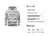 Men's Flag & Letter Hoodie - Fleece Lined Autumn/Winter Trendy Pullover
