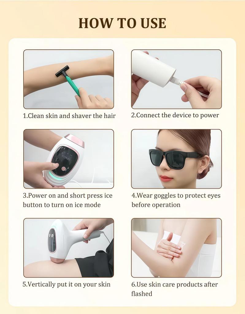 Gelişmiş El Tipi Lazer Epilasyon Cihazı – Acısız, Yüksek Verimli, Tüm Vücut Kullanımı