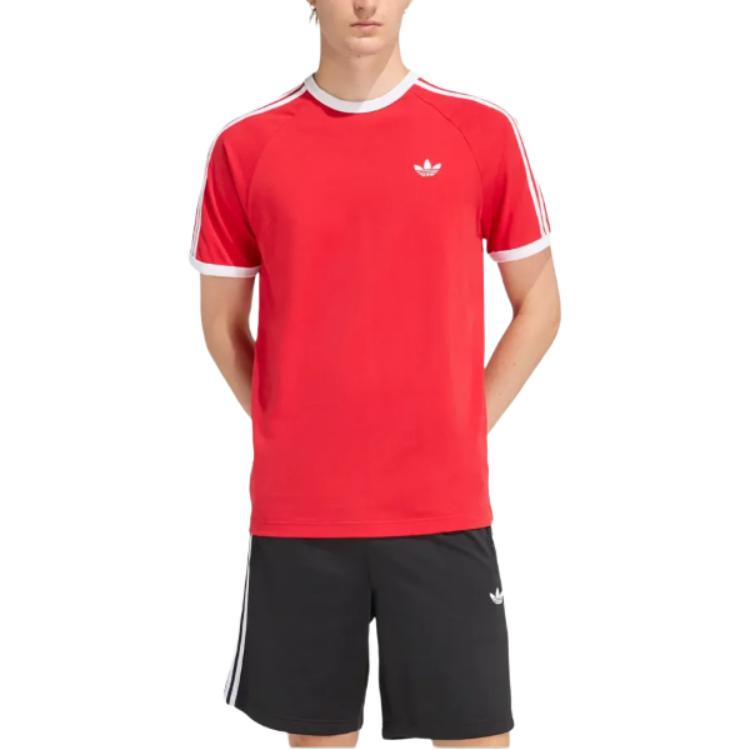 Adidas Originals Better Scarlet S Logo Short Sleeve Pullover T-Shirt Men tops KE3535