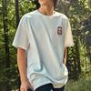 Timberland American Vintage Print Short Sleeve T-Shirt Men Tops White A6CKA-100