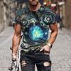 Summer Men's Fashionable T-shirt 3D Printed Casual Sports T-shirt