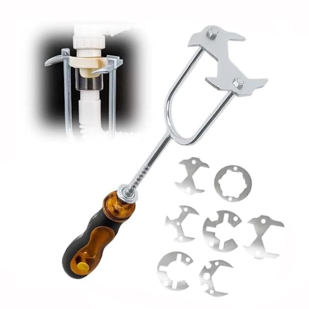 

Under Sink Wrench Faucet Tool, Basin Wrench Multifunctional For Tight Spaces Faucet Hose Plumbing Pipe Wrench