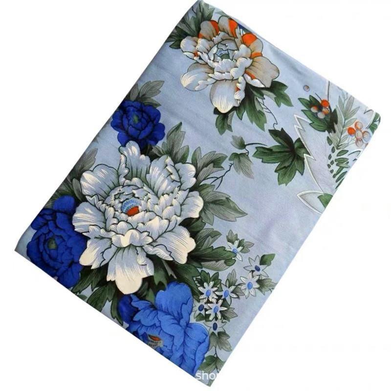 

National Nostalgic Old Shanghai Bed Sheets Quilt Cover Four-Piece Set L 2.0x 2.3 m Bed Sheets National Yellow