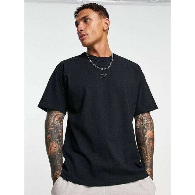 

Черная объемная футболка Nike Premium Essentials